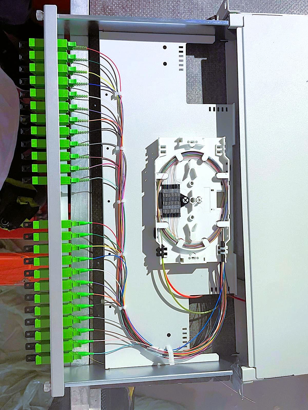 KEV Patchpanel Spleissung