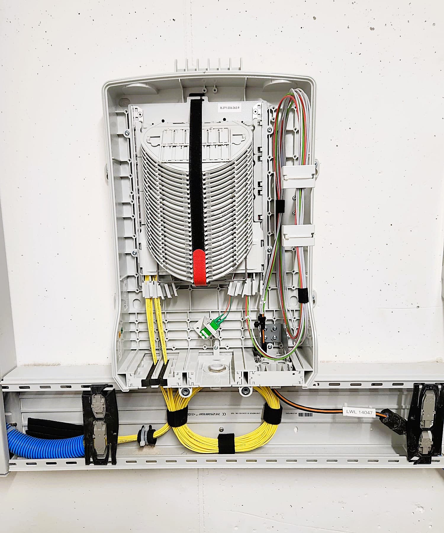 Glasfaser-Spleissung für MFH