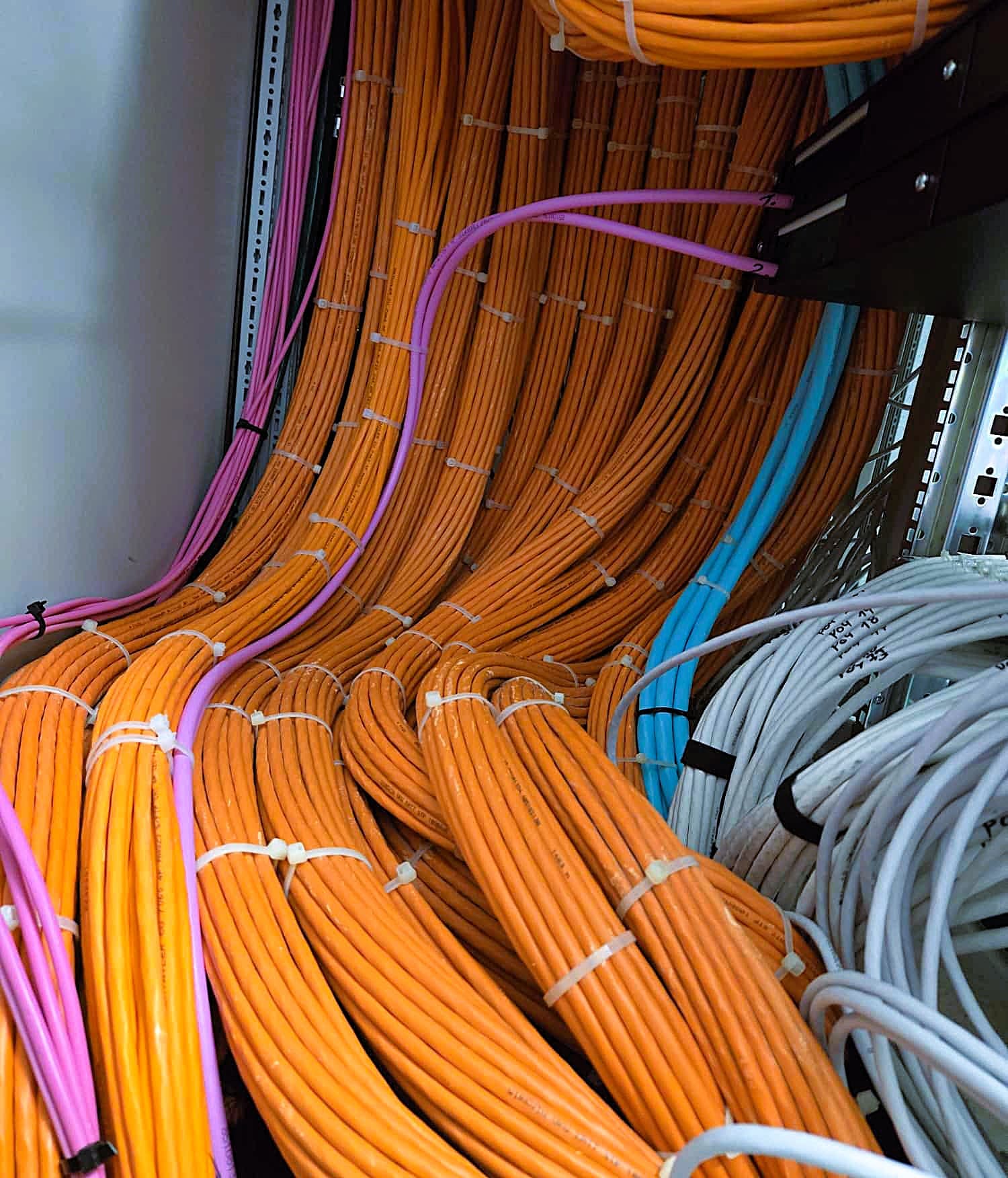 Effiziente Netzwerkkabel-Verlegung